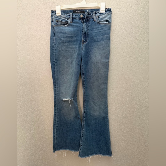 Hudson Jeans Women's Blue Holly High Rise Flare Leg Jeans 27 Medium Wash LOF - Picture 2 of 6